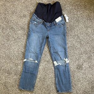 Abercrombie & Fitch Blue Straight Leg Jeans